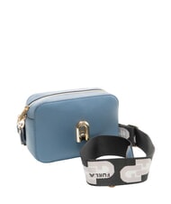 FURLA GARDENIA Sacoche pour appareil photo en cuir imprim&eacute; Keria denim et tons glac&eacute;s - Sacs pour Femme - 2
