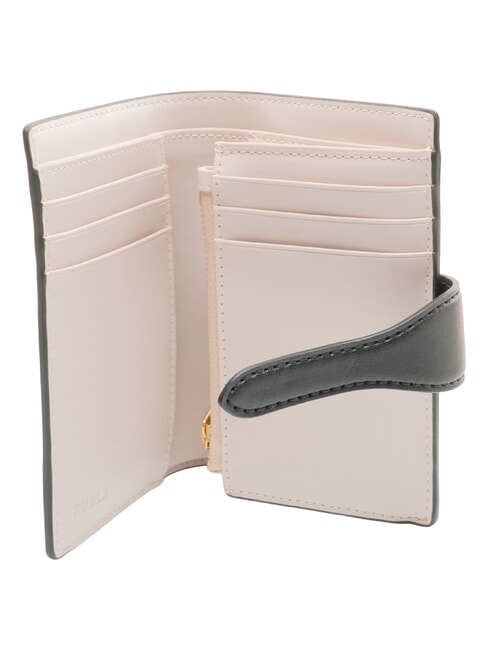 MIASOFIA portefeuille en cuir Noir - Portefeuilles Femme