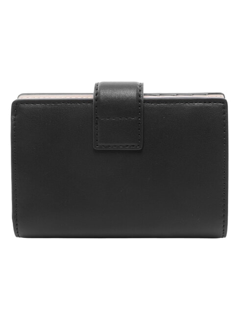 MIASOFIA portefeuille en cuir Noir - Portefeuilles Femme
