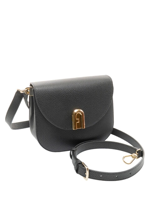 GARDENIA Mini sac bandouli&egrave;re en cuir Noir - Sacs pour Femme