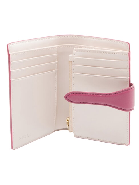 MIASOFIA portefeuille en cuir framboise - Portefeuilles Femme