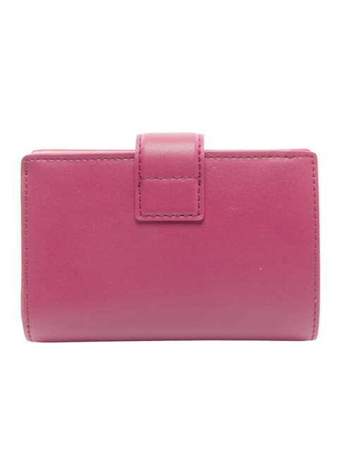 MIASOFIA portefeuille en cuir framboise - Portefeuilles Femme