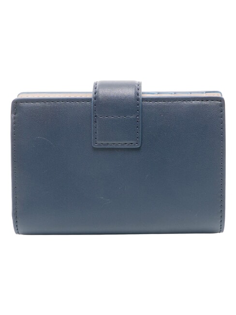 MIASOFIA portefeuille en cuir bleu encre - Portefeuilles Femme