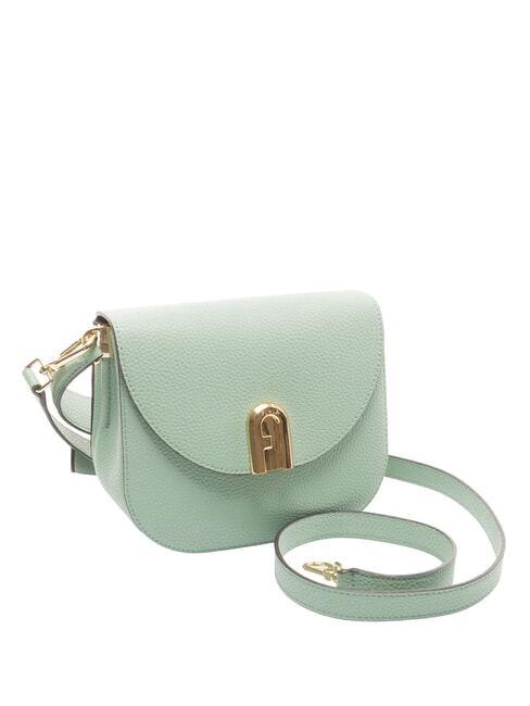GARDENIA Mini sac bandouli&egrave;re en cuir verts min&eacute;raux - Sacs pour Femme