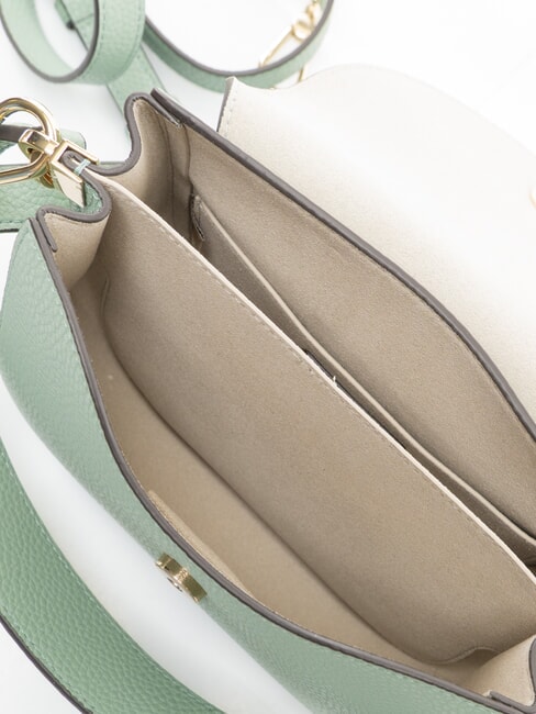 GARDENIA Mini sac bandouli&egrave;re en cuir verts min&eacute;raux - Sacs pour Femme