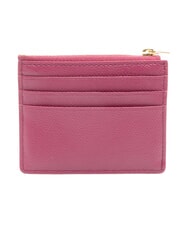 FURLA GARDENIA Porte-cartes plat en cuir framboise - Portefeuilles Femme - 3
