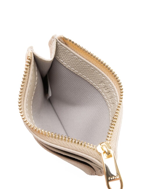 GARDENIA Porte-cartes plat en cuir perle - Portefeuilles Femme