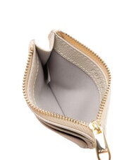 FURLA GARDENIA Porte-cartes plat en cuir perle - Portefeuilles Femme - 2