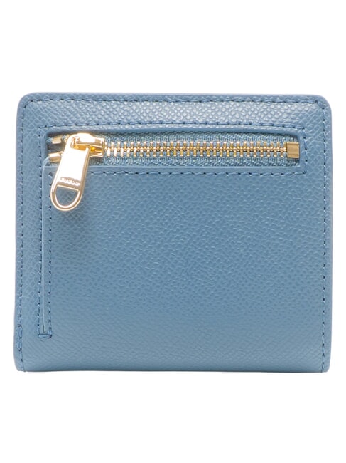 GARDENIA Portefeuille vertical en cuir denim - Portefeuilles Femme