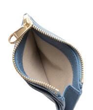 FURLA GARDENIA Porte-cartes plat en cuir denim - Portefeuilles Femme - 2