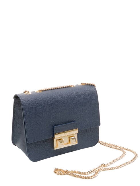 BELLA  Mini sac bandouli&egrave;re, en cuir bleu encre - Sacs pour Femme