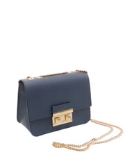 FURLA BELLA  Mini sac bandouli&egrave;re, en cuir bleu encre - Sacs pour Femme - 2