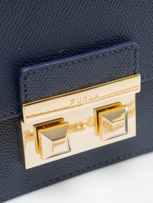 BELLA  Mini sac bandouli&egrave;re, en cuir bleu encre - Sacs pour Femme