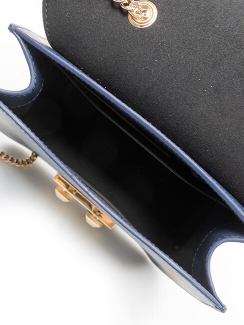BELLA  Mini sac bandouli&egrave;re, en cuir bleu encre - Sacs pour Femme