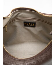 FURLA HECATE sac bandouli&egrave;re chocolat - Sacs pour Femme - 5