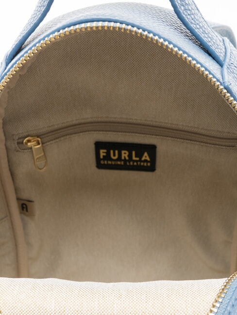 FRIDA Sac &agrave; dos en cuir denim - Sacs pour Femme