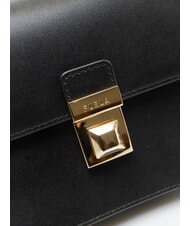 FURLA DIXIE Mini sac bandouli&egrave;re Noir - Sacs pour Femme - 3