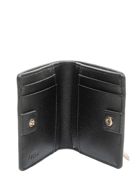 GARDENIA Portefeuille vertical en cuir Noir - Portefeuilles Femme
