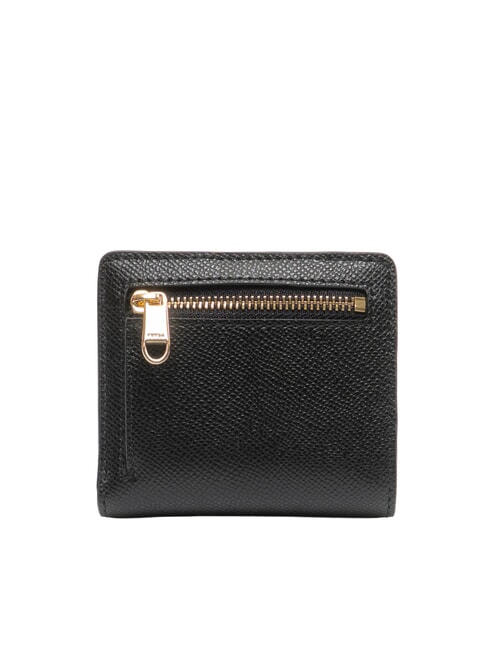 GARDENIA Portefeuille vertical en cuir Noir - Portefeuilles Femme
