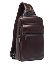 PIQUADRO BLUE SQUARE Portabilit&eacute; du sac &agrave; dos sur une &eacute;paule ACAJOU - Sacs &agrave; dos pour ordinateur portable - 2