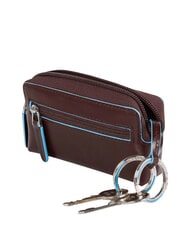 PIQUADRO BLUE SQUARE &Eacute;tui &agrave; cl&eacute;s en cuir ACAJOU - Porte-cl&eacute;s - 2