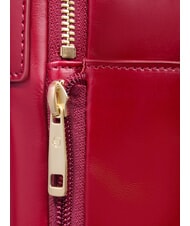 PIQUADRO BLUE SQUARE  Sac &agrave; dos pour ordinateur portable 14 pouces, en cuir ROUGE - Sacs &agrave; dos pour ordinateur portable - 7