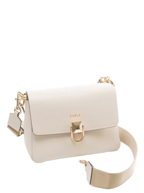 CIRCE Sac bandouli&egrave;re en cuir perle - Sacs pour Femme