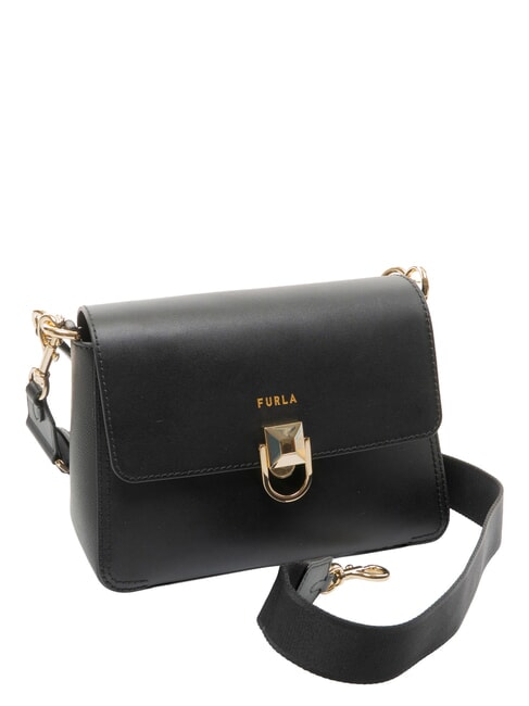 CIRCE Sac bandouli&egrave;re en cuir Noir - Sacs pour Femme