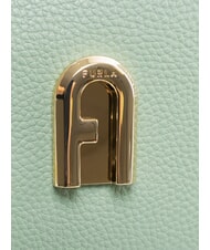 FURLA GARDENIA Sacoche pour appareil photo en cuir imprim&eacute; Keria Vert min&eacute;ral + tons glac&eacute;s - Sacs pour Femme - 3