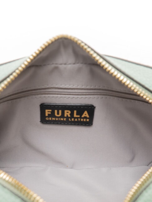 GARDENIA Sacoche pour appareil photo en cuir imprim&eacute; Keria Vert min&eacute;ral + tons glac&eacute;s - Sacs pour Femme