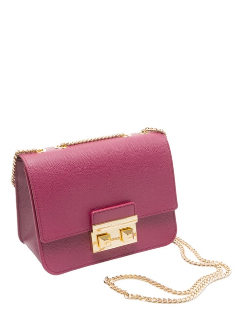 BELLA  Mini sac bandouli&egrave;re, en cuir framboise - Sacs pour Femme