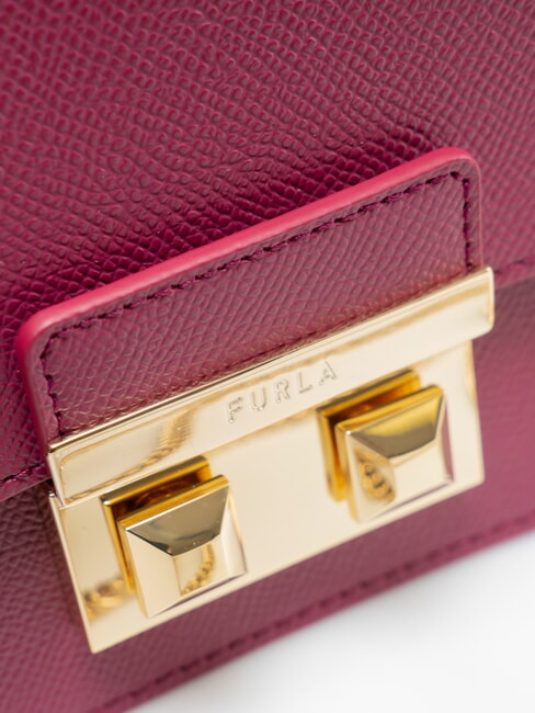 BELLA  Mini sac bandouli&egrave;re, en cuir framboise - Sacs pour Femme