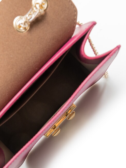 BELLA  Mini sac bandouli&egrave;re, en cuir framboise - Sacs pour Femme