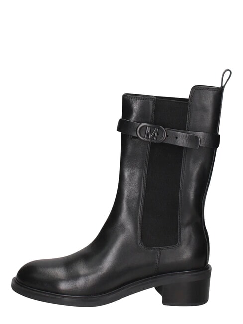 ME25 amphibiens de cuir noir - Chaussures Femme