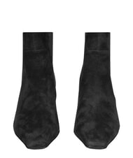 MARC ELLIS ME25 Bottine &agrave; talon de 5 cm, en cuir noir - Chaussures Femme - 6