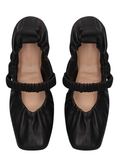 ME25 ballerines en cuir noir - Chaussures Femme