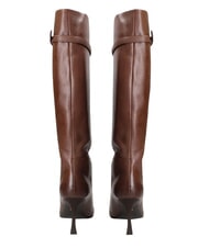 MARC ELLIS ME25 Bottes hautes en cuir, talon de 9 cm - Chaussures Femme