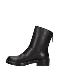 MARC ELLIS ME25 Amphibiens, en cuir brun fonc&eacute; - Chaussures Femme - 4