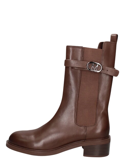 ME25 amphibiens de cuir brun fonc&eacute; - Chaussures Femme