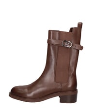 MARC ELLIS ME25 amphibiens de cuir brun fonc&eacute; - Chaussures Femme - 4
