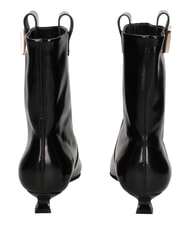 MARC ELLIS ME25 Bottine &agrave; talon de 3 cm, en cuir noir - Chaussures Femme - 2