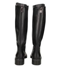 MARC ELLIS ME25 Bottes hautes en cuir, talon de 4,5 cm - Chaussures Femme