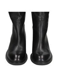 MARC ELLIS ME25 Bottes hautes en cuir, talon de 4,5 cm noir - Chaussures Femme - 5