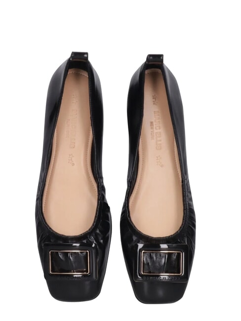 ME25 ballerines en cuir noir - Chaussures Femme