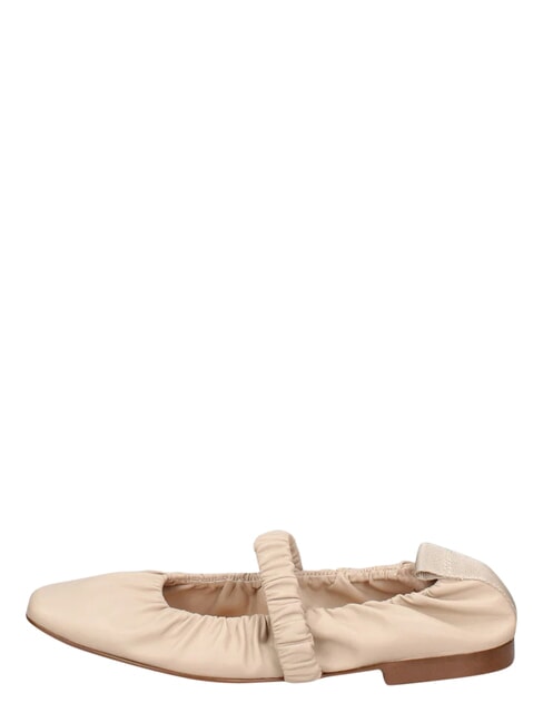ME25 ballerines en cuir lait - Chaussures Femme