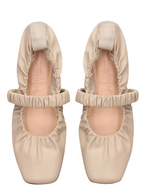ME25 ballerines en cuir lait - Chaussures Femme