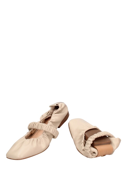 ME25 ballerines en cuir lait - Chaussures Femme