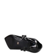 MARC ELLIS ME25 D&eacute;collet&eacute; &agrave; talon de 6 cm, en cuir noir - Chaussures Femme - 5