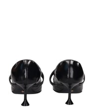 MARC ELLIS ME25 D&eacute;collet&eacute; &agrave; talon de 6 cm, en cuir noir - Chaussures Femme - 2