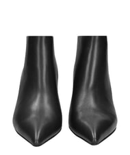 MARC ELLIS ME25 Bottine en cuir &agrave; talon de 6,5 cm noir - Chaussures Femme - 5